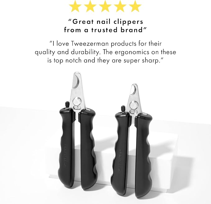 Tweezerman Small Nail Clippers for Pets - Manual Professional Nail Trimmer