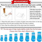 QUMY Dog Shoes for Large Medium Dog Boots & Paw Protectors for Hot Pavement | Summer Heat Protection, Mesh Breathable Nonslip Dog Booties for Hardwood Floors Indoor, Outside Walking Running Hiking Blue