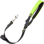 Gooby Escape Free Sport Leash - Lime, 4 FT - Neoprene Dog Leash with Quick Release Buckle for Small, Medium and Large Dogs