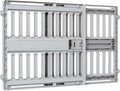 Amazon Basics Adjustable Wide 28.7–39.4", Dog Gates, Ideal for Small to Medium Breeds, and Senior Dogs, Dog Gates for Doorways and Stairs
