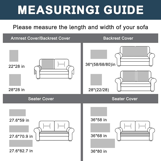 Couch Cover for Dogs Washable,Non-Slip Fuzzy Sofa Covers for Pets | Thick Soft Furniture Protector Fits Loveseat & Sectional,Against Fur&Dirt(Dark Gray, 1pc/36"x68"/Seat Cover)