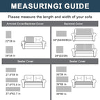 Couch Cover for Dogs Washable,Non-Slip Fuzzy Sofa Covers for Pets | Thick Soft Furniture Protector Fits Loveseat & Sectional,Against Fur&Dirt(Dark Gray, 1pc/36"x58"/Seat Cover)