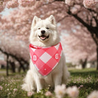 Pickmesh 150 Pcs Spring Plaid Dog Bandanas Bulk Spring Pet Scarf Bibs Adjustable Washable Pet Kerchief Seasonal Costume Accessories Holiday Grooming Supplies for Small to Large Cat Dog