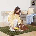 Smiry Waterproof Dog Bed Cover Blanket, Reversible Pet Blanket | Soft Reversible, Washable Leakproof Cats Dogs Couch Cover for Sofa, Couch, Furniture (30x70 Inch)