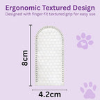 100 Finger Wipes - Pet Dental Wipes for Dogs & Cats - Dog Teeth Cleaning Powder & Toothpaste Alternative - Dog & Cat Teeth Cleaning Wipes - Freshen Breath & Reduce Plaque | Pet toothbrush alternative; textured finger wipes for teeth and gums; green tea...