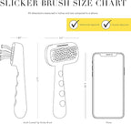 Tweezerman Slicker Brush for Pets-Grooming Brush with Coated Bristles
