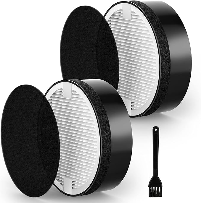 LV-H-132 Replacement Filter Compatible with LEVOIT LV-H-132 Air Puri-fier | LV-H-132 Air Puri-fier Replacement Filter, Part # LV-H-132-RF, 2 Pack