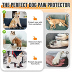 SlowTon Dog Shoes - Breathable Dog Sock Boots for Summer Hot Pavement Hardwood Floors Winter Snow, Waterproof Booties for Small Medium Large Dogs, Non-Slip Paw Protector for Outdoor Walking (B, 2)