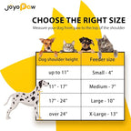 Elevated Dog Bowls, Waterproof Raised Dog Bowl for Medium & Large Dogs, HIPS Poly Lumber Stand with 2 Stainless Steel Bowls, Indoor & Outdoor Use (13'' Tall–68 oz Bowl, White)