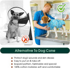 Kuoser Dog Surgery Suit, Dog Surgery Suit Male Neuter, Comfy Doggie Recovery Suit Doggie Onesie, Post-Op Onesie for Female & Male Dogs, Soft Protective Wear, BlueRibbon XL