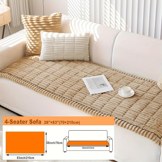ZQFFB Couch Cover for Dogs Washable Non-Slip Pet Friendly Sofa Protector | Multiple Sizes Dog Blanket Fit Sectional Sofas & Loveseats, Prevents Pet Hair, Scratches & Stains