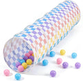 Kids Play Tunnel Tent for Toddler: 6-ft Peach-Skin Pop Up Crawl Tunnel Toy for Baby Infant Children - Collapsible Gift for Boy Girl Play Tunnel Indoor Outdoor Game (Colorful Checkered Tunnel)
