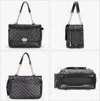 Fashion Pet Carrier Dogs Cat Small Animals Purse Bag, Leather Pet Carriers Dog Puppy Kitten Tote Travel Handbag TSA Airline-Approved