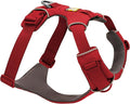 Ruffwear, Front Range Dog Harness, Reflective Soft Padded Everyday Harness with Dual Leash Clips, Adjustable and Lightweight Fit for Training or Walking for All Dogs, Red Canyon, Large/X-Large