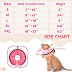 Supet Raised Inflatable Dog Cone Collar to Stop Licking, Soft Dog Cone Alternative After Surgery, Doggie Neck Donut Collar for Small Medium Large Dogs