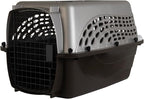 Petmate Dog Crates for Small Dogs & Cat Carriers, Two-Door Plastic Pet Kennel, Top & Front Loading, Made in USA, 24" For Pets Up To 15 lb, Pearl Tan | Plastic pet kennel made in USA, for small pups and kittens, dual entry design, great for travel and v...