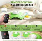 Hide and Seek Cat Toy, Automatic Treat Reward Interactive Cat Toy | Motion Touch Activated Electronic Cat Toys for Indoor Cats, Silicone Rechargeable Cat Play Mat for Bored Adult Kittens