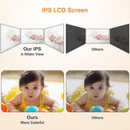 VTimes No WiFi Baby Camera Monitor, 3.2" IPS Display, Portable Video Monitor, Two-Way Talk, Night Vision, VOX Mode, Pan-Tilt-Zoom, Alarm, 1000ft Long Range for Baby, Elderly & Pet