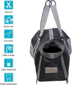 Cinf Cat Restraint Grooming Bag, Anti-Scratch Tool for Nail Trimming | Safe grooming restraint bag controls cat movement for bathing, nail trimming, injections and veterinary examinations