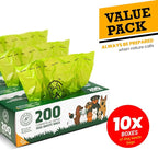 ALAGPRO® 2,000 Commercial Grade Dog Waste Station Refill Roll Bags - Fits Any Pet Waste Station - 45% Thicker than Competitor Bags - 10 Rolls of 200 Bags for Backyard, Parks & HOA's