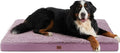 EHEYCIGA Orthopedic Dog Bed Extra Large with Removable Washable Cover,50x36 | Egg Crate Foam Support,Durable Oxford fabric,Non-Slip Bottom,Machine Washable,Soft Waterproof Plush Pet Bed Mat For Crate