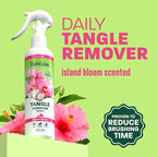 TropiClean Dog Detangler Spray Dematting, Leave in Dog Conditioner Spray, Perfect for Doodles & All Coat Types, Sweet Floral Scent, Made in USA, 8 oz.