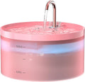 Pink Cat Water Fountain: Super Silent Cats Fountain | 108oz/3.2L Pet Water Fountains for Cats Indoor Faucet Cat Fountain for Cats and Dogs
