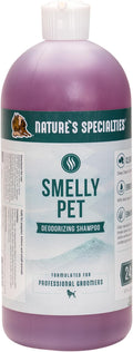 Nature's Specialties Smelly Pet Dog Shampoo for Pets, Natural Choice for Professional Groomers, Lasting Clean Smell, Made in USA, 32 oz