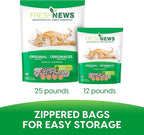 Fresh News Recycled Paper Original Pellet Cat Litter, 12 Pound, Non-Clumping, Unscented, Made in USA