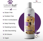 Lillian Ruff PRO Formula Ultra Concentrated Dog Shampoo – Makes 4 Gallons/30 Bottles, 30:1 Dilution, Professional Pet Shampoo for Sensitive Skin | Deodorizing & pH-Balanced Made in USA 16.9oz