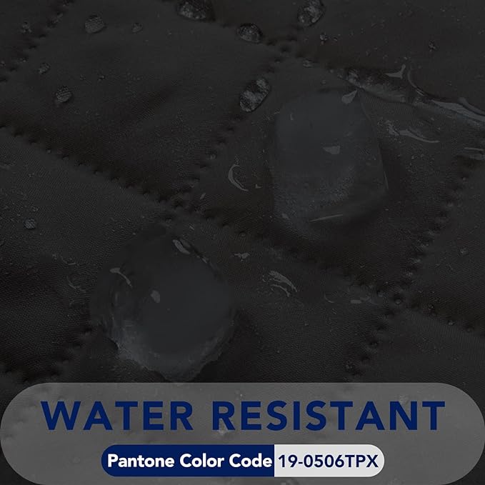 PureFit Reversible Quilted Oversized Recliner Sofa Cover, Water Resistant Furniture Protector, Washable Couch Cover with Elastic Straps for Kids, Pets (Large, Black/Black) | Black/Black, Water Resistant Couch Protector, Washable Pet Couch Cover with No...