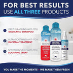 TropiClean OxyMed Hot Spot Treatment for Dogs, Medicated Dog Itching Skin Relief Spray, Anti-Itch Spray Quickly Soothes Skin Irriration, Alleviate Scratching, Chewing & Licking, Safe for Cats, 8oz