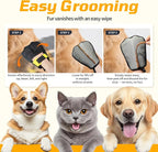 Pet Hair Remover 3-Pack,Dog Cat Fur Removal Tool,Portable Carpet Scraper | Portable Fabric Shaver & Lint Remover, Pet Hair & Fur Removal Tool, Works on Carpet Clothes Car Mats Couch Furniture