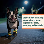 Dog Shoes for Hot Summer Pavement, Dog Shoes for Large Dogs, Waterproof Dog Boots & Paw Protectors, Non-Slip Dog Rain Booties, Easy Clean Sandals for Beach Black Size 10