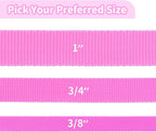 HIKISS Long Dog Leash Obedience Recall Training Agility Lead with Thickening Material for Large Dog - 15ft 20ft 30ft 50ft 100ft Training Leash(Pink 50ft)