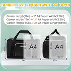 Petskd Small Pet Carrier 17" L x 11" W x 9.5" H Airline Approved, Black | for Alaska Airlines, Lockable Safety Zippers and Anti-Scratch Mesh, Pets Under 10 lbs