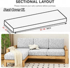 Stretch Sofa Slipcover, 2026 Upgraded Non Slip Couch Cover with Adjustable Straps, Pet Dog Cat Friendly Furniture Protector for 3 Seater, Washable for Living Room