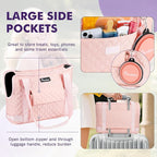 Pawaboo Dog Purse Carrier for Small Dogs with Pocket,Up to 11Lbs | Lightweight & Portable Dog Tote Bag Carrier Purses,Soft Sided Design,Front Pocket for Storage Travel Shopping Pink
