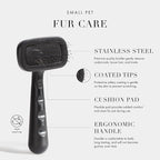 Tweezerman Slicker Brush for Pets-Grooming Brush with Coated Bristles