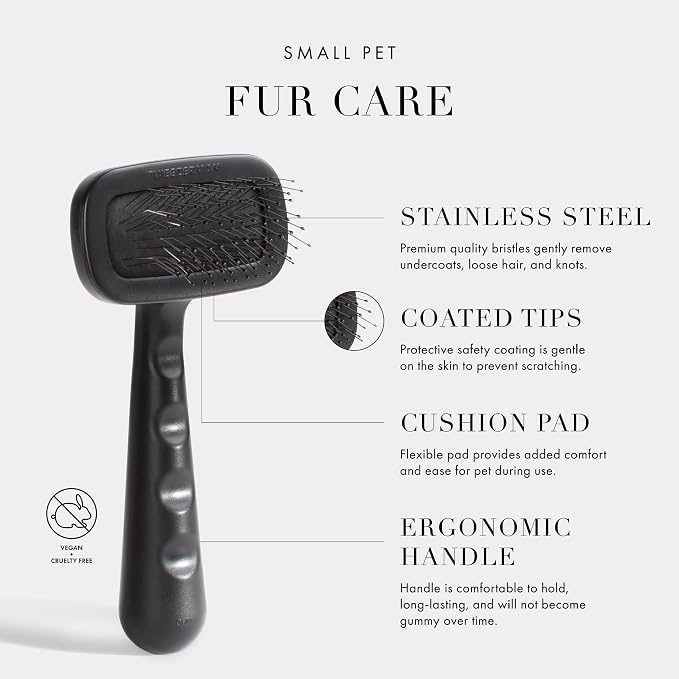 Tweezerman Slicker Brush for Pets-Grooming Brush with Coated Bristles