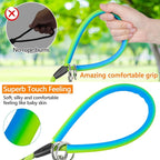 Long Dog Leash for Dog Training 10FT/15FT/20FT/30FT/40FT/50FT/100FT Reflective Leash with 2 Hooks, Heavy Duty Dogs Lead for Large Medium Small Dogs Outside Walking Camping Yard, Green 15FT
