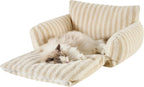 Hollypet Cat Bed Small Dog Orthopedic Couch Beds for Pets up to 20 lbs | Fluffy Multifunctional Double-Layer Warming Kitten Pet Couch Orthopedic Beds with Machine Washable Cover and Non-Slip Bottom