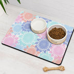 Pet Feeding Mat for Floors Waterproof Dog Mat for Food and Water Absorbent Quick Dry Non Slip mat for Cat Bowls