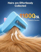 PETGUGU Dog Grooming Vacuum, Dog Vacuum with 7‑in‑1 Clipper, Dog Vacuum for Shedding Grooming, Deshedding Brush,3‑Speed Adjustable & Temp Control Blower,2.5L Dust Cup,Reduces Flying Hair,Easy cleanup
