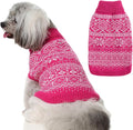 HOMIMP Dog Sweater Argyle - Warm Winter Clothes, Soft Coat for Small Medium and Large Dogs, Ugly Pet Clothing for Boy Girl Puppy