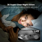 AMOROM Indoor Camera 2K, Baby/Kids/Elderly/Dog/Cat Camera | AI Smart Detection & Alarm, 2-Way Audio, Night Vision, 2.4G&5G WiFi App Control, Cloud & SD Card Storage, 2 Pack