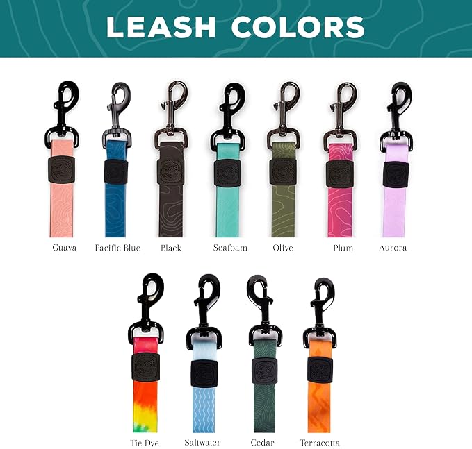 Wilderdog Waterproof Dog Leash - Repels Water & Dirt - Terracotta