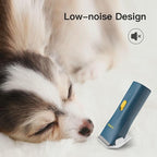 Dog Grooming Kit Clipper for Thick Coat | Low Noise, Cordless Cat Hair Trimmer, Rechargeable Shaver Pet Grooming Tools