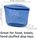 Stasher Reusable Silicone Dog Food Container and Travel Treat Bag, 4-Cup | Food Safe Silicone, Airtight Seal, Leak-Free, Freezer, Dishwasher, Dog Travel Accessories, Food Travel Container, Dog Treats