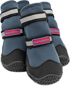 Bark Brite New All Terrain All Weather Neoprene Dog Shoe (Stone Blue, Extra Large)